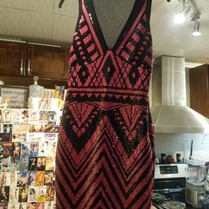 BEBE sequence dress